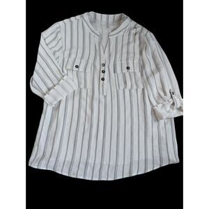 3rd + Malt white With blue stripes Summer Breeze Long sleeve XL